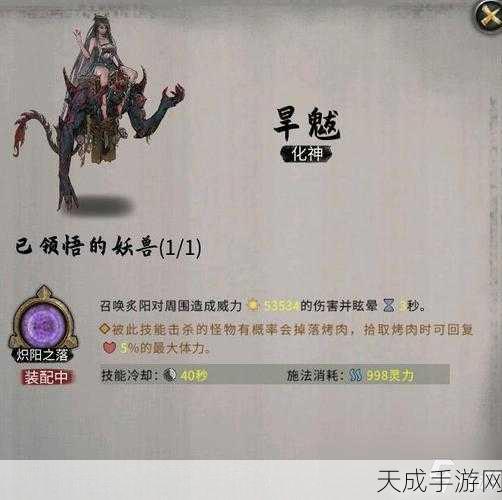 鬼谷八荒,妖兽化形深度解析与实战攻略