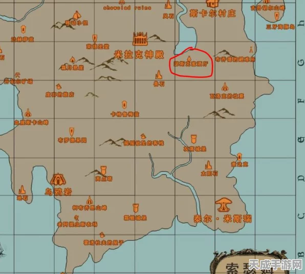 上古卷轴5，索瑟母探险指南——杂货店位置揭秘