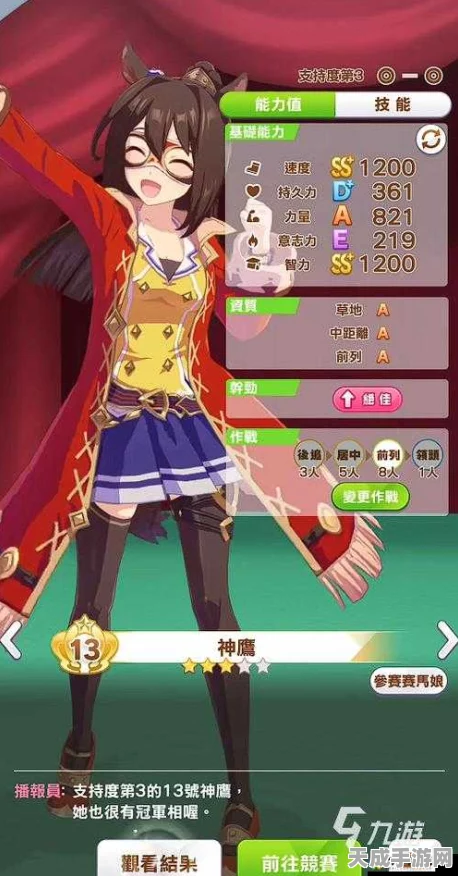 闪耀优俊少女，神鹰养成赛程全揭秘，挑战巅峰荣耀