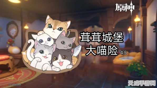 原神茸茸城堡大喵险挑战攻略，揭秘第三关通关秘籍