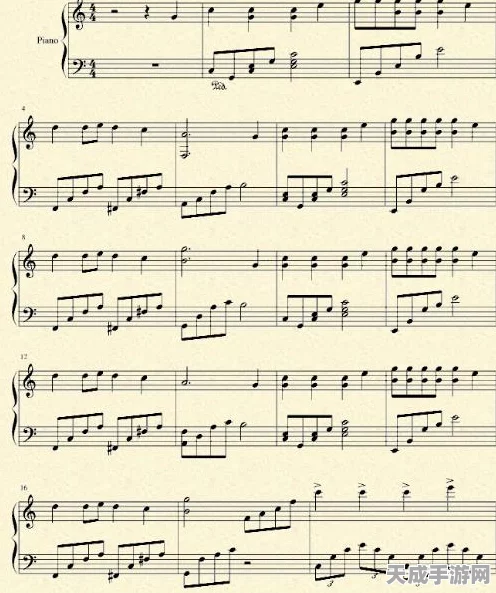 光遇热门曲目琴谱大放送，挑战曾经我也想过一了百了钢琴竖琴双奏版
