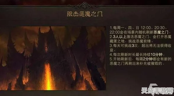 暗黑破坏神不朽，揭秘恶魔之门隐藏位置与攻略指南