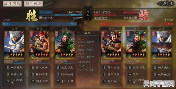 《三国志战略版》天下第一枪阵容战法推荐