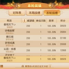 梦幻西游帮战深度揭秘，时间规划、战术布局与激烈对抗全览