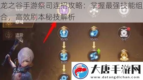 龙之谷2祭司技能加点全攻略，打造最强辅助王者