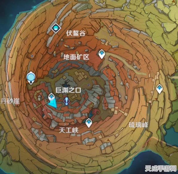 原神探索揭秘，层岩巨渊老石位置全攻略