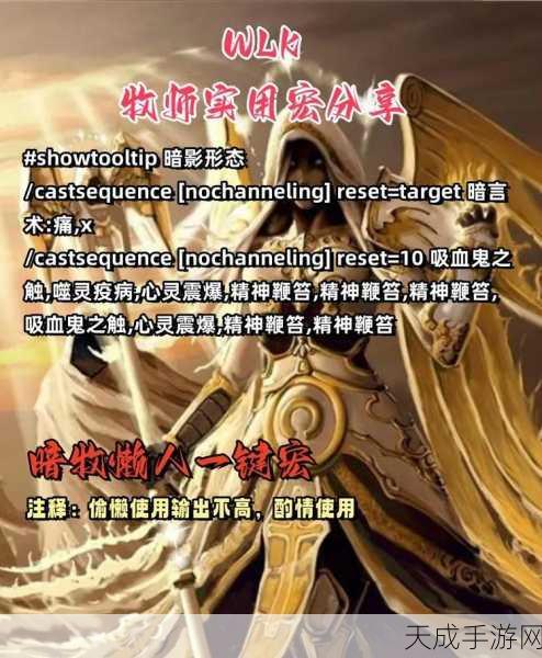 wlk惩戒骑一键宏:全能惩戒骑一键宏:轻松掌控战斗,提升游戏体验
