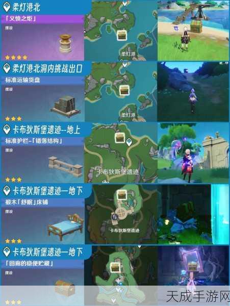原神探秘之旅,揭秘第三个藏宝地的确切位置与寻宝攻略