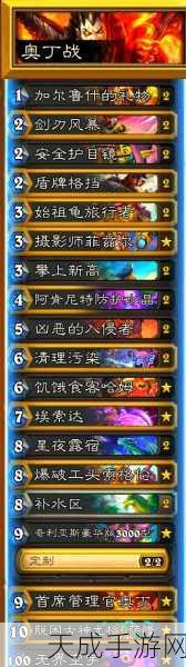炉石传说嘉年华,顶尖选手卡组揭秘与战术深度剖析