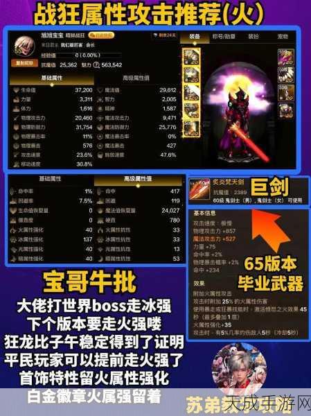 DNF新版本大揭秘,精神属性王者之争,职业巅峰对决即将上演!