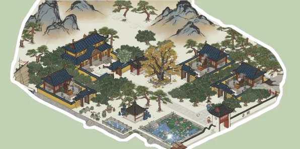 江南百景图建筑探秘，山清庙与灵光庙的绝美细节与魅力剖析