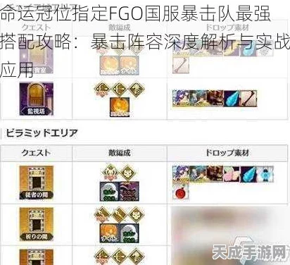 命运-冠位指定深度攻略，如何高效提升队伍消耗值？