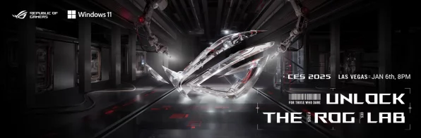 ROG CES 2025震撼预告，新品发布会携极致电竞装备来袭，只为超越极限！