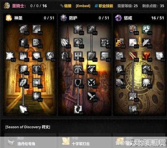 圣骑士荣耀之路，揭秘天赋加点顶尖组合与实战策略