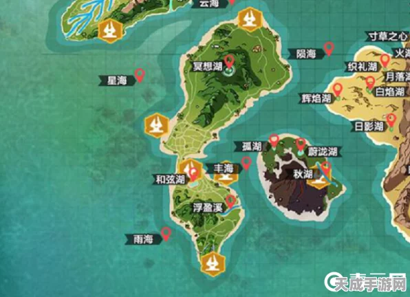 探秘创造与魔法广阔世界，详尽地图全貌解析