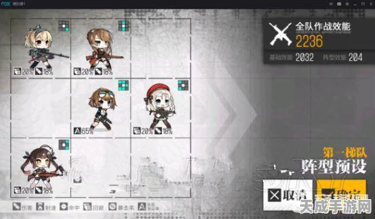 少女前线，顶尖策略！全四星全BUFF阵容实战攻略