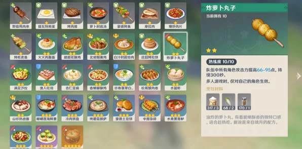 原神美食家指南，解锁全食谱与料理配方大赛攻略