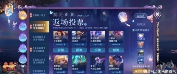 王者荣耀周年庆典盛况空前，返场皮肤投票结果揭晓引发玩家热议