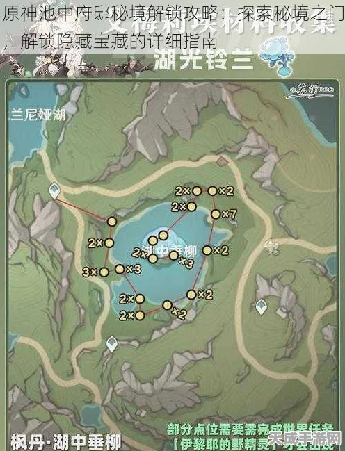 原神秘境揭秘，池中宅邸成就解锁终极指南，含隐藏宝箱与谜题详解