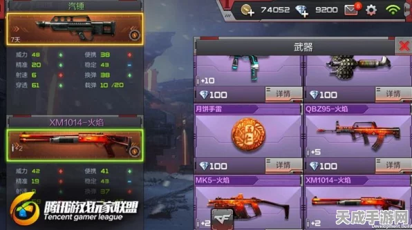 CF手游散弹枪XM1014深度评测，战场霸主，近战无敌！附实战技巧与赛事应用