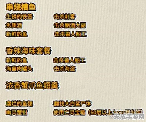 冈布奥美食盛宴，不思议迷宫食材搜集秘籍大公开