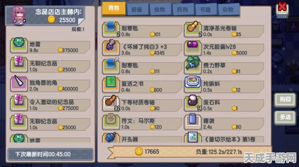伊洛纳手游宝藏揭秘，神之秘宝全属性解析与升级成本详解