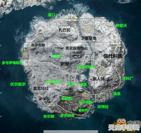 海岛S城探秘，和平精英资源分布全攻略