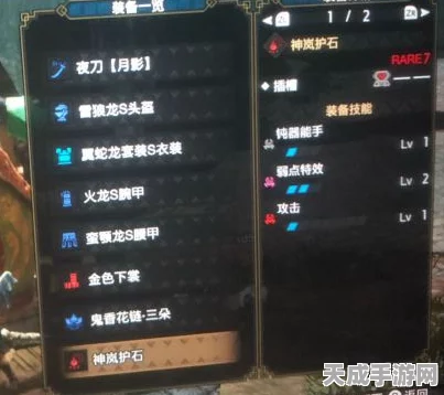 怪物猎人崛起，太刀高手进阶指南，装备精选与技能搭配秘籍