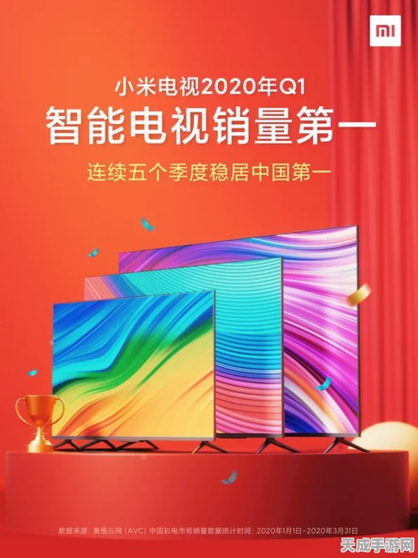手游界震撼！电视销量排行新篇，海信登顶，小米TCL紧追不舍