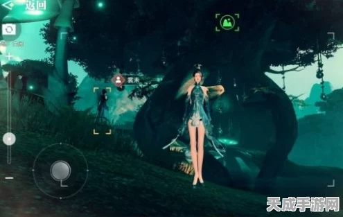 天谕手游，星茸之森绝美拍照点揭秘，伞村与灵墟打卡攻略大放送
