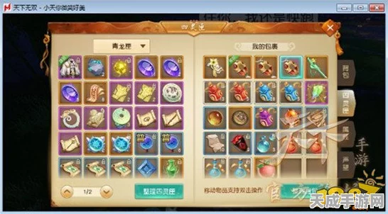 揭秘天下手游，如何解锁装备第二条加护符的秘密？