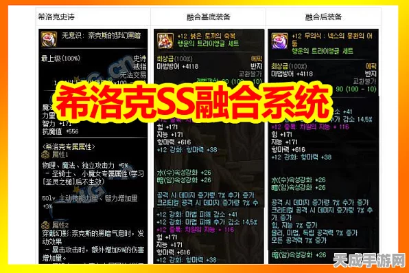 DNF希洛克装备融合全攻略，解锁顶级战力，征服阿拉德大陆！
