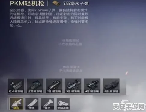 和平精英PKM枪械深度解析，高伤害背后的战术运用