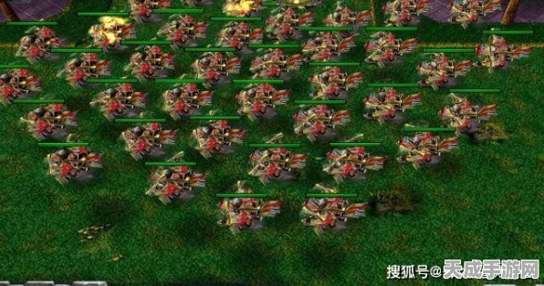 魔兽争霸，揭秘地面与空中霸主兵种，争霸赛中的制胜关键！