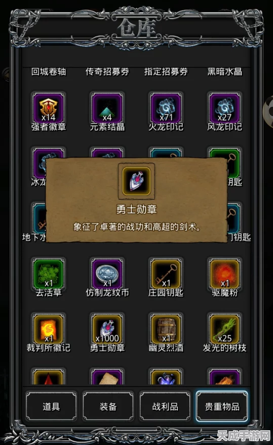 地下城堡1，公会勋章大揭秘！勇士勋章兑换珍稀物品全攻略