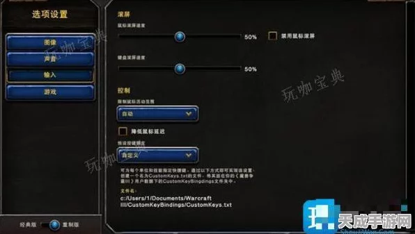 魔兽争霸3高手进阶，详解自定义改键位技巧与实战应用