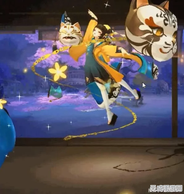 阴阳师手游，面灵气猫魅闲游皮肤全解析，绝美特效引热议！