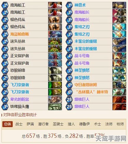 炉石传说竞技新风尚，元气骑卡组登顶天梯秘籍