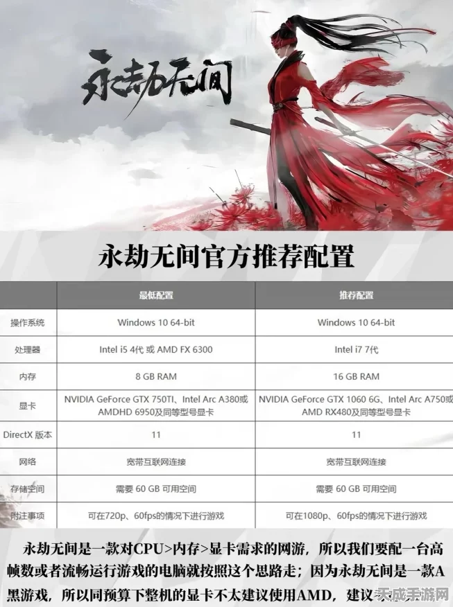 永劫无间手游震撼来袭，详细配置要求及处理器推荐大揭秘