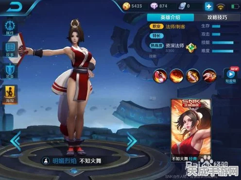 王者荣耀，不知火舞肉装秘籍大揭秘