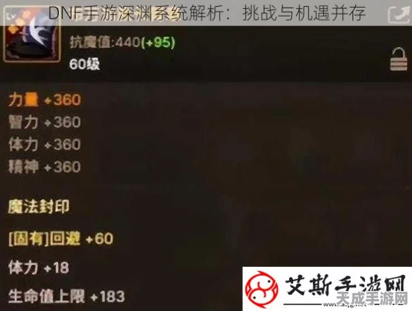 DNF手游深渊挑战书，解锁顶级装备，挑战极限战力！