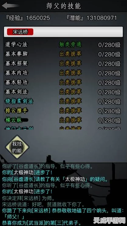 放置江湖太极剑前置武功全揭秘，修炼之路与绝学搭配策略