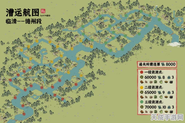 探秘江南百景图扬州漕运，绝佳航段路线指南