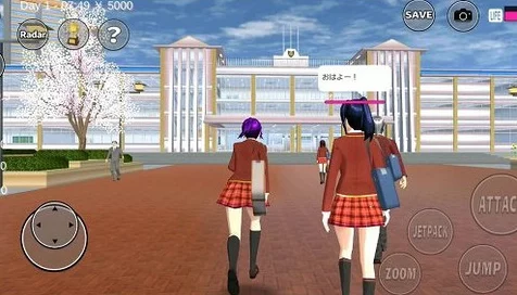 樱花校园模拟器英文版震撼登场，深度体验，重温青春校园梦