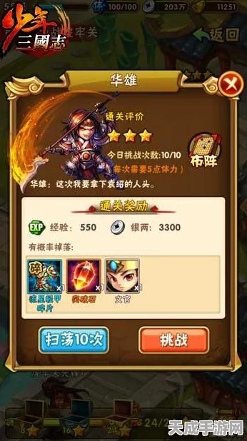 少年三国志，揭秘高效升级秘籍，助你飞速成长！