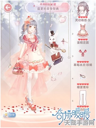 奇迹暖暖盛夏美食祭典，搭配师争霸，美食时尚双重盛宴