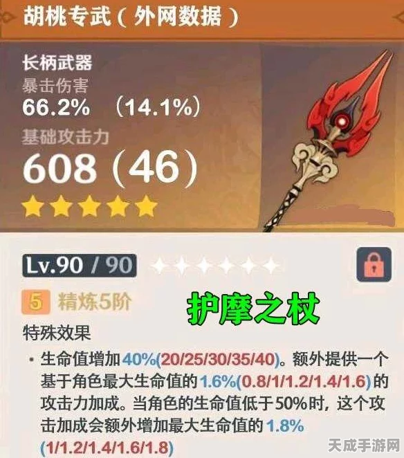 原神护摩之杖，顶尖角色搭配攻略，解锁武器潜能