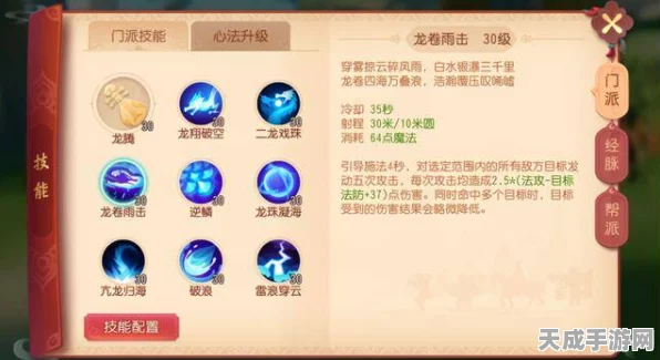 梦幻西游三维版，龙宫技能深度解析，领略超凡法术威力