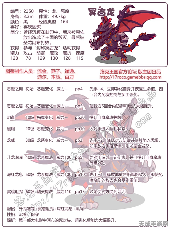 洛克王国，业炎冥古龙性格全揭秘，打造无敌体验