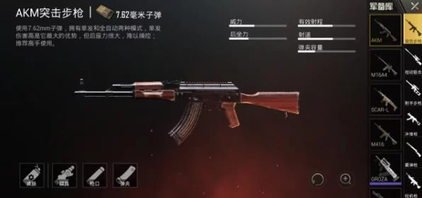 和平精英，揭秘战场制胜神器，AKM能否跻身胜率提升枪械榜单？
